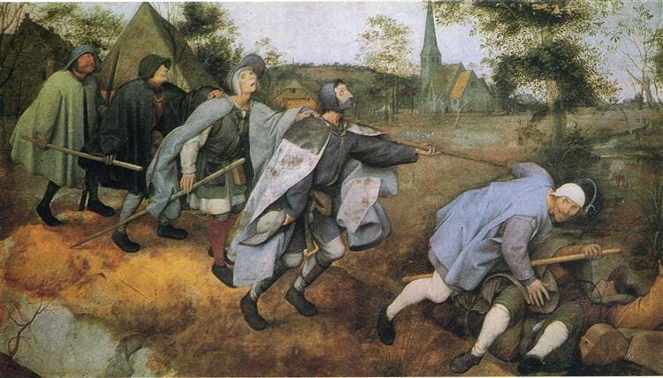 Parable of the Blind, 1568 - Pieter Bruegel the Elder - WikiArt.org Parable of the Blind, 1568 - Pieter Bruegel the Elder - WikiArt.org