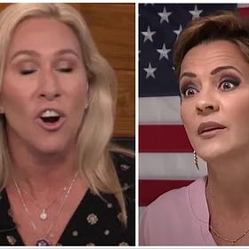 Good Morning, Marjorie Taylor Greene And Kari Lake Hate Each Other Now