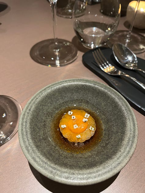 Tasting menu at Soil restaurant in Athens