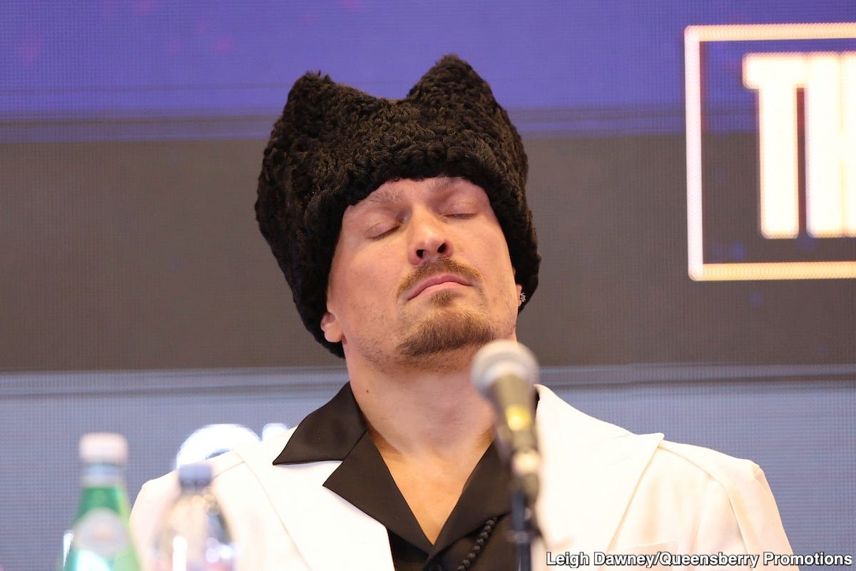 Usyk Asks God to ‘Give Dubois Some Brains’ Before Their Rematch