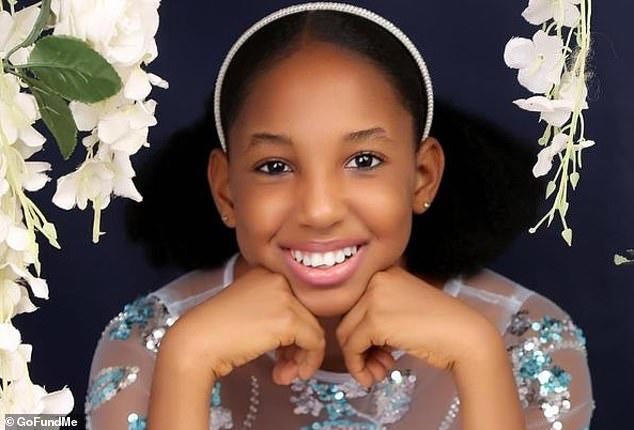 Jemimah Audu (pictured), 13, of Fargo, North Dakota, died after suddenly collapsing on the court during a basketball game Jemimah Audu (pictured), 13, of Fargo, North Dakota, died after suddenly collapsing on the court during a basketball game