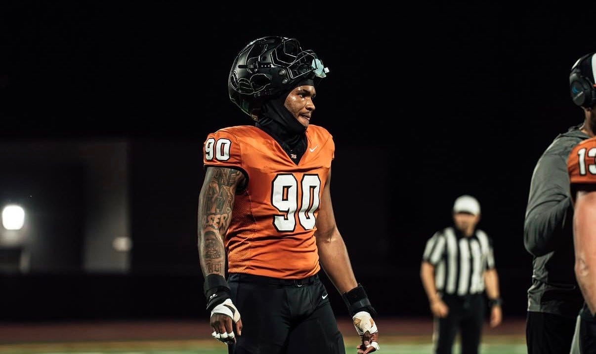 Wisconsin football commit Jalanie George on the field during a game for Desert Edge High School. Wisconsin football commit Jalanie George on the field during a game for Desert Edge High School.