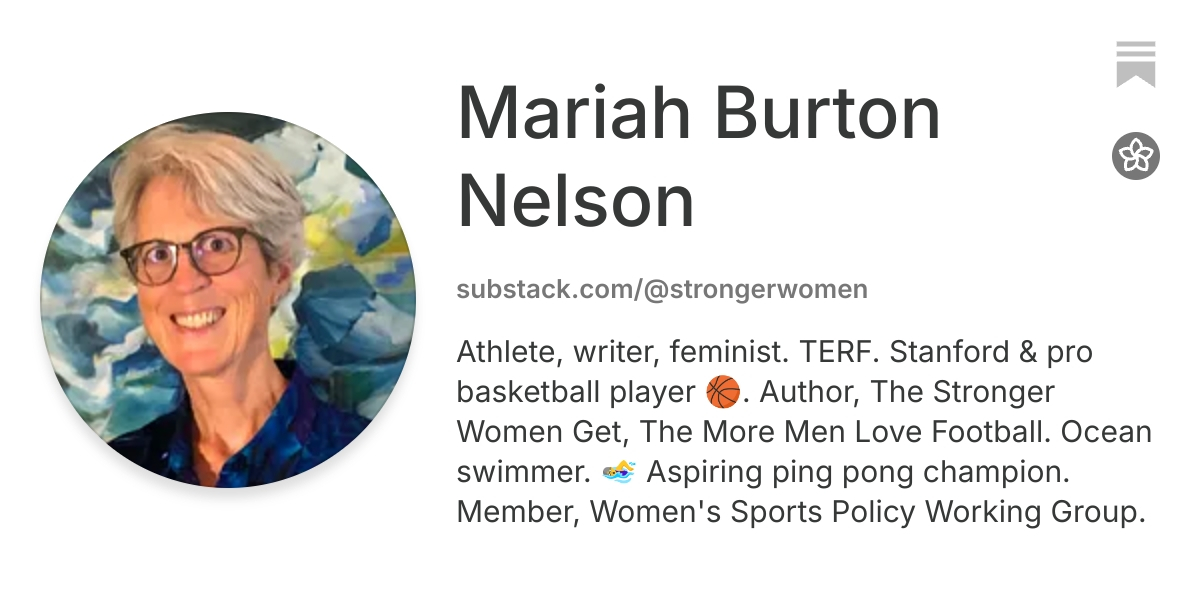 Mariah Burton Nelson | Substack