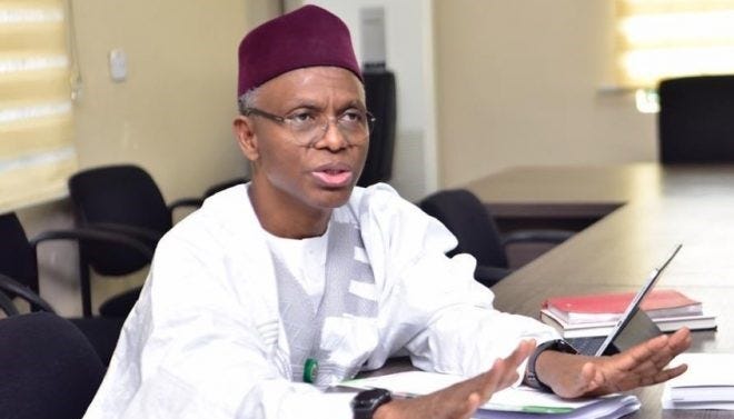 Kaduna State Governor, Nasir El-Rufai