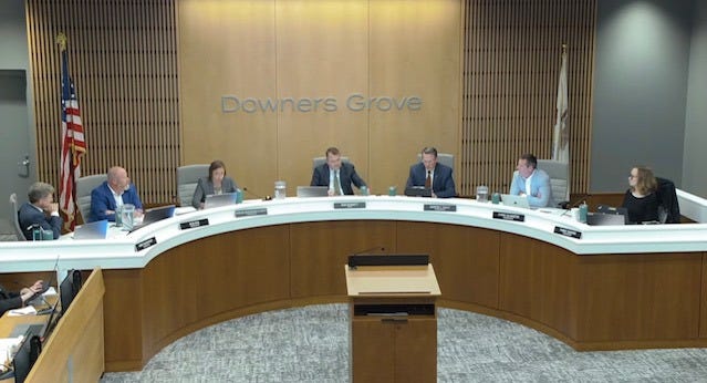Photo of the Downer Grove, Ill, Village Council, 2015