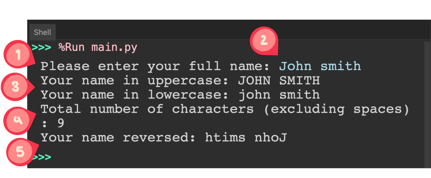 String Manipulations on User Input - by Ardit Sulce