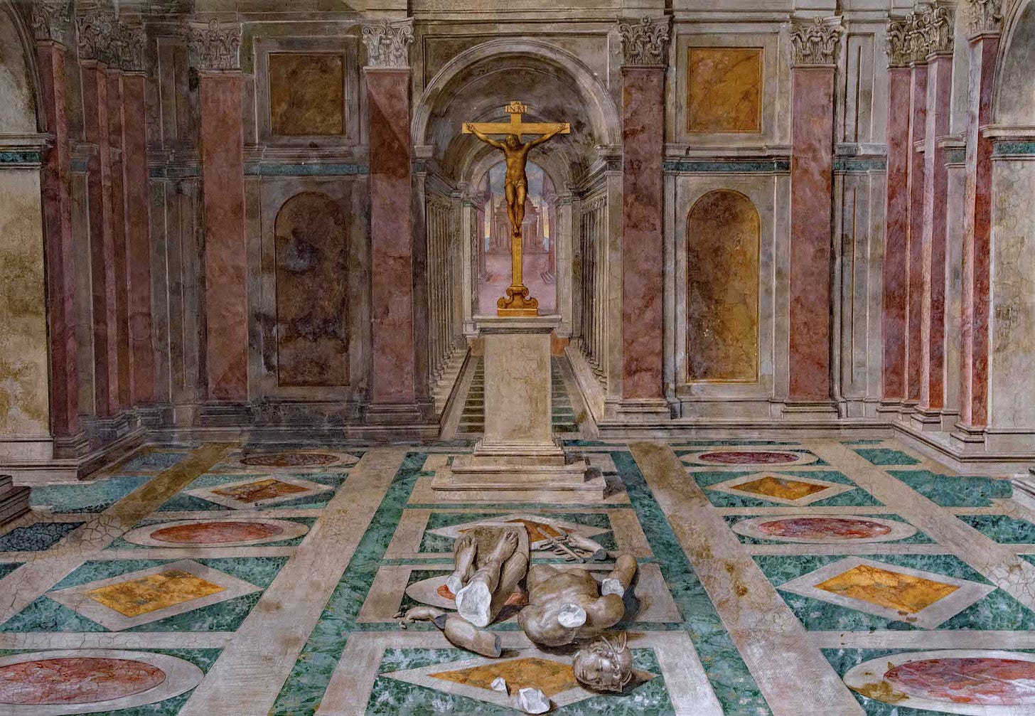 The Triumph of the Christian Religion, Tommaso Laureti, 1585 The Triumph of the Christian Religion, Tommaso Laureti, 1585