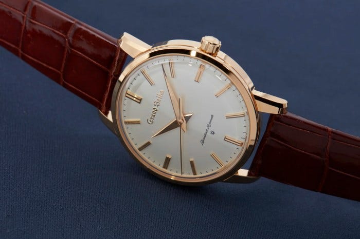 Grand Seiko SBGW252 in yellow gold Grand Seiko SBGW252 in yellow gold