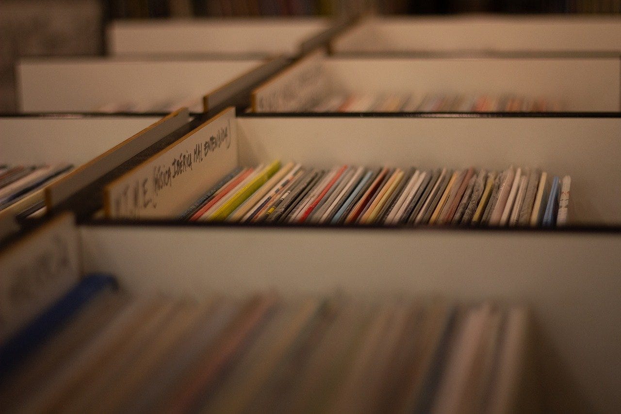 Loja De Discos, Discos De Vinil, Música