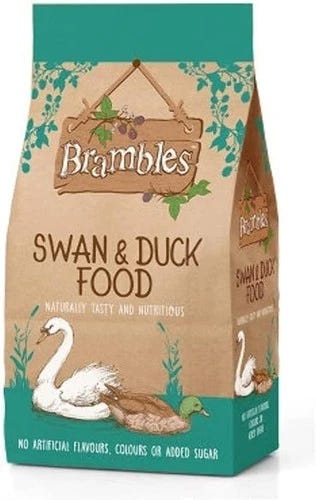 Brambles Floating Swan & Duck Food, 12.55kg, transparent - Picture 1 of 1 Brambles Floating Swan & Duck Food, 12.55kg, transparent - Picture 1 of 1