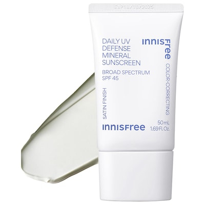 innisfree - Daily UV Mineral Korean Sunscreen SPF 45 with Hyaluronic Acid for Face & Body 1.69 oz innisfree Daily UV Mineral Korean Sunscreen SPF 45 with Hyaluronic Acid for Face & Body allure 2025 Best of Beauty Award Winner innisfree - Daily UV Mineral Korean Sunscreen SPF 45 with Hyaluronic Acid for Face & Body 1.69 oz innisfree Daily UV Mineral Korean Sunscreen SPF 45 with Hyaluronic Acid for Face & Body allure 2025 Best of Beauty Award Winner