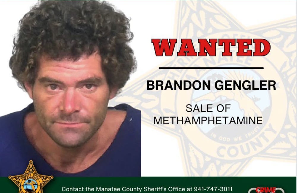 Manatee County Sheriff’s Office Seeks Public’s Help Locating Wanted Suspect in Methamphetamine Case