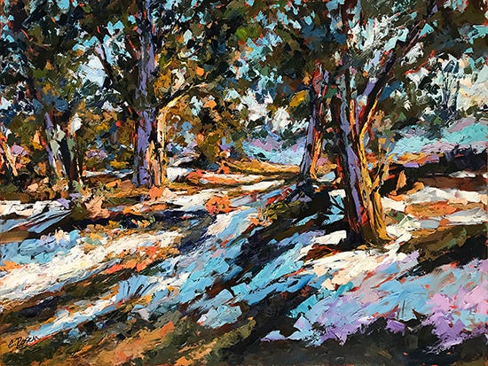 Of Sun and Snow, 36 x 48", Oil, © Cynthia Rosen Of Sun And Snow, 36 x 48", Oil, © Cynthia Rosen