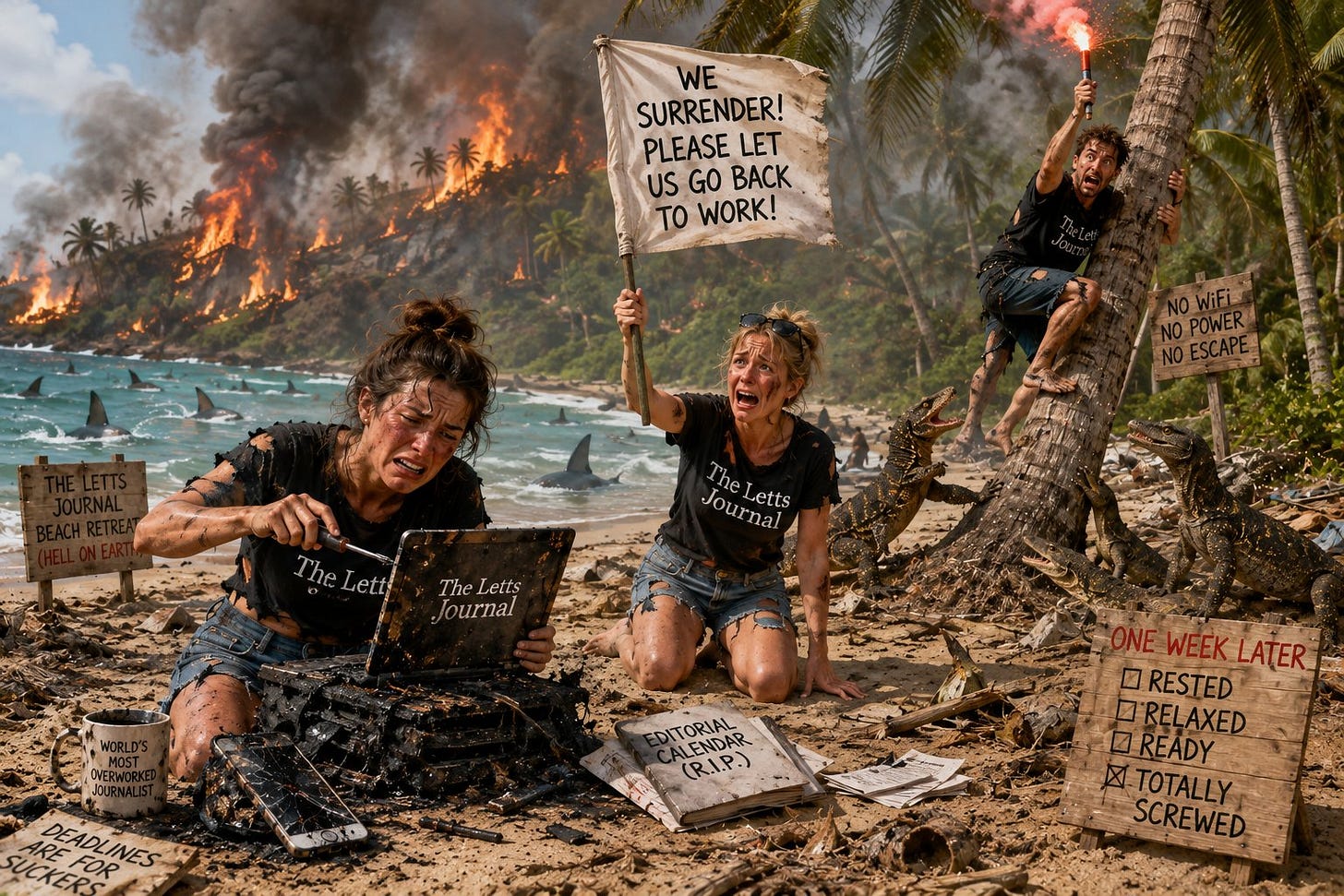 The Letts Journal Beach Retreat: Hell on Earth The Letts Journal Beach Retreat: Hell on Earth