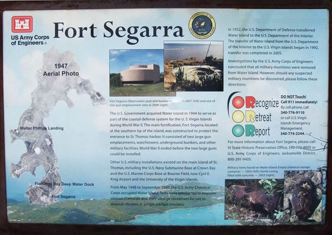 Fort Segarra Sign