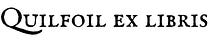 Quilfoil ex libris
