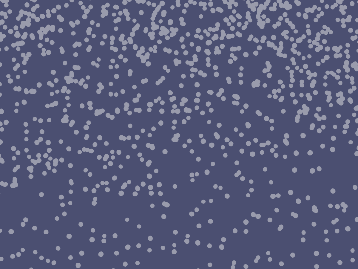 gray blue background with snow falling