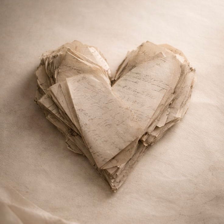 heart on paper