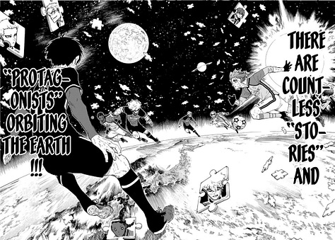 scenes from the blue lock manga