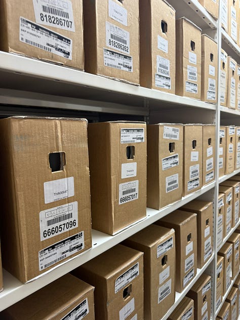 Images from archival visit