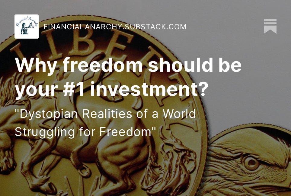 Why freedom should be your #1 investment?