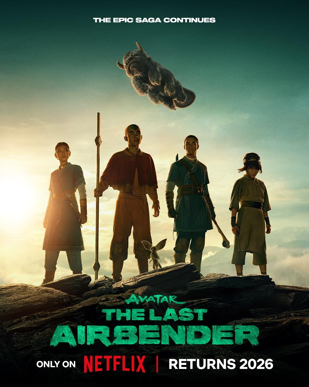 r/TheLastAirbender - Official Poster for 'Avatar: The Last Airbender' Season 2