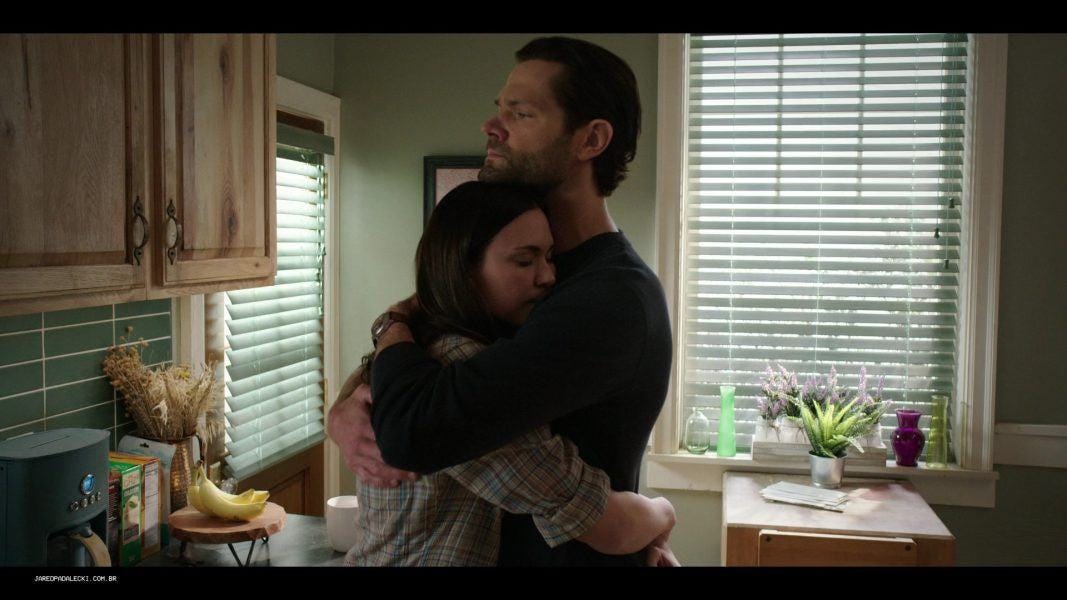 Walker Cordell hugging Geri at end of 3.16 episode. Walker Cordell hugging Geri at end of 3.16 episode.