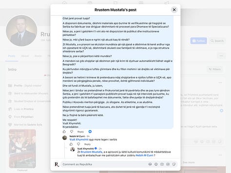 Xhymshiti e pyet Rrustem Mustafën