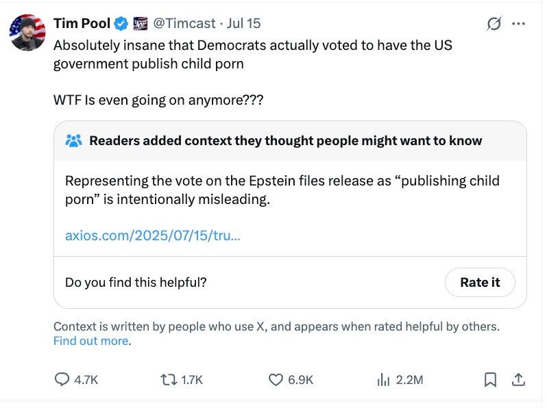 Absolutely insane that Democrats want the government to publish child porn. WTF is even going on any more? Absolutely insane that Democrats want the government to publish child porn. WTF is even going on any more?