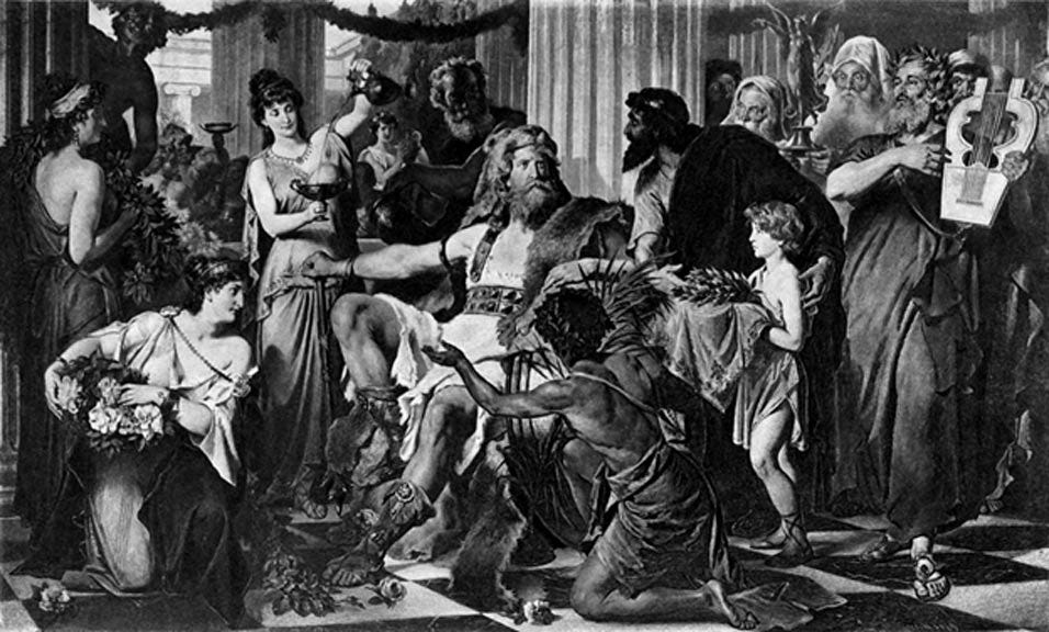 Alaric in Athens by Ludwig Thiersch, 1894. 