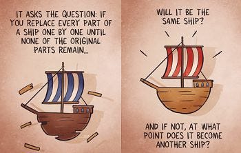 Theseus' Ship Paradox (trope)