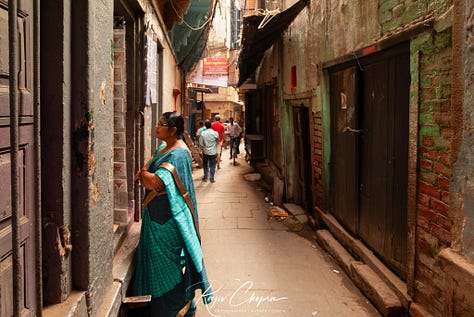 In the gullies of Benares
