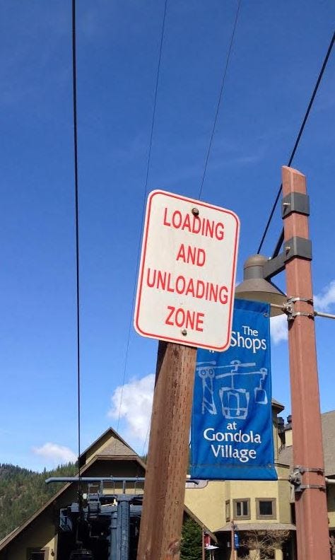 loading and unloading zone