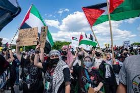 In Washington, Hundreds Take Part in Pro-Palestinian Protests - The New  York Times
