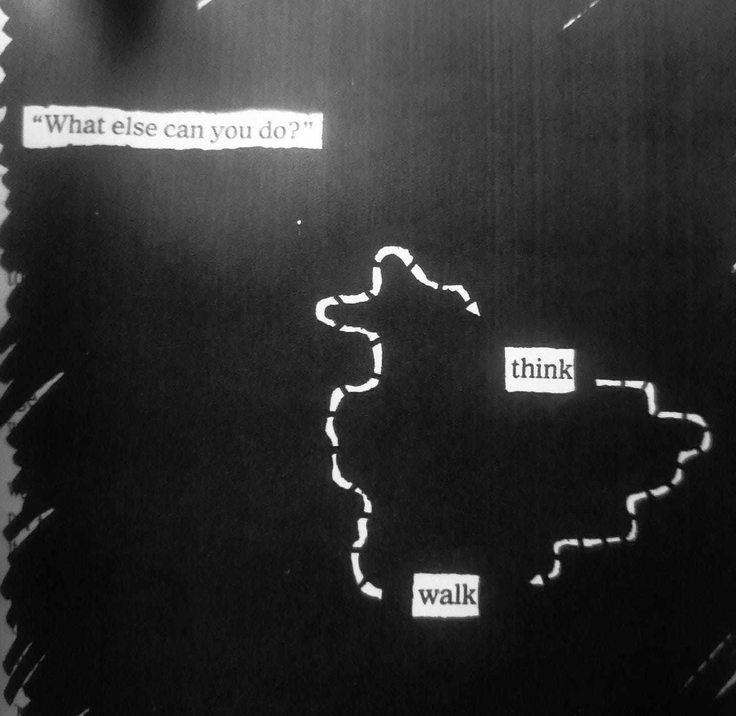 Think - Walk Illustration - Keep Going