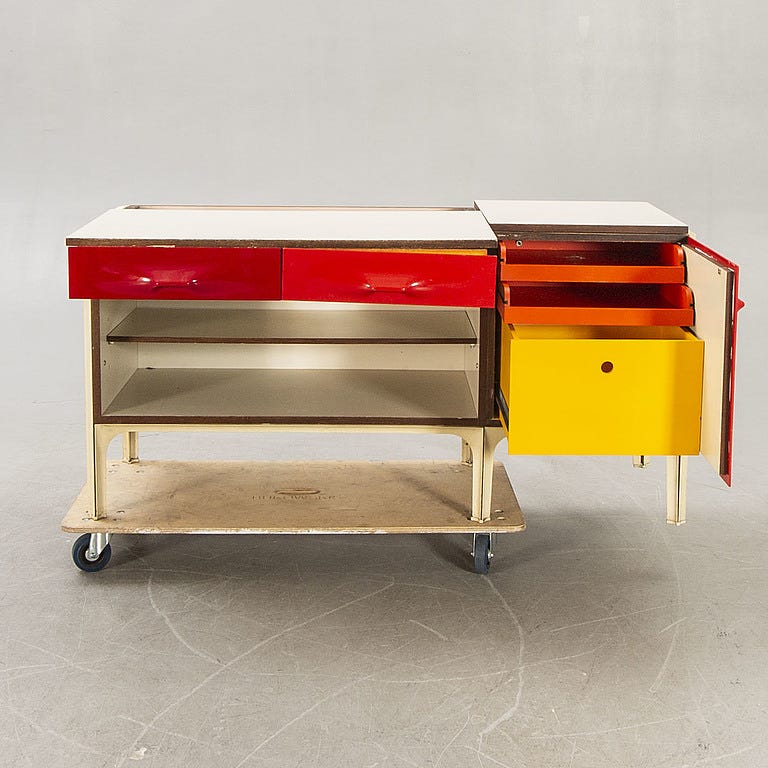 Raymond Loewy, a sideboard for Doubinsky Frères France 1960s.