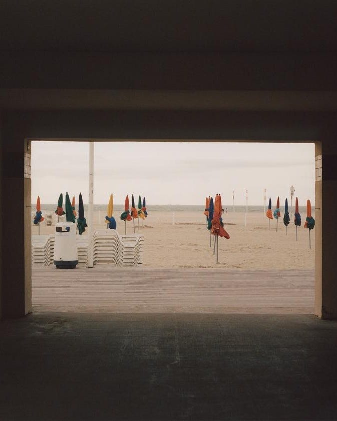 An Instagram  post added on May 22, 2024. The author is @connectedarchives. May present: beach, shade, sky, wood, tints and shades.