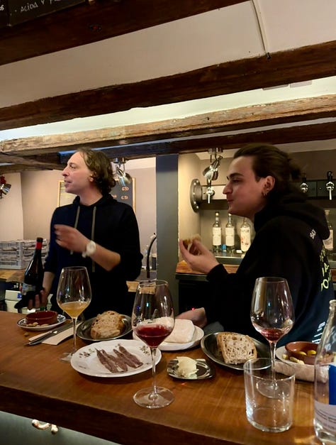 wine bar, tapas, spanish wine, natural wine