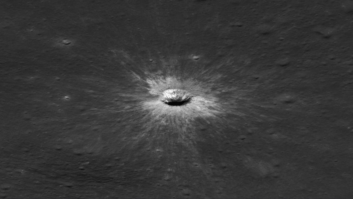 The moon's new crater is 728 feet wide and a once-in-a-century find | Popular Science The moon's new crater is 728 feet wide and a once-in-a-century find | Popular Science