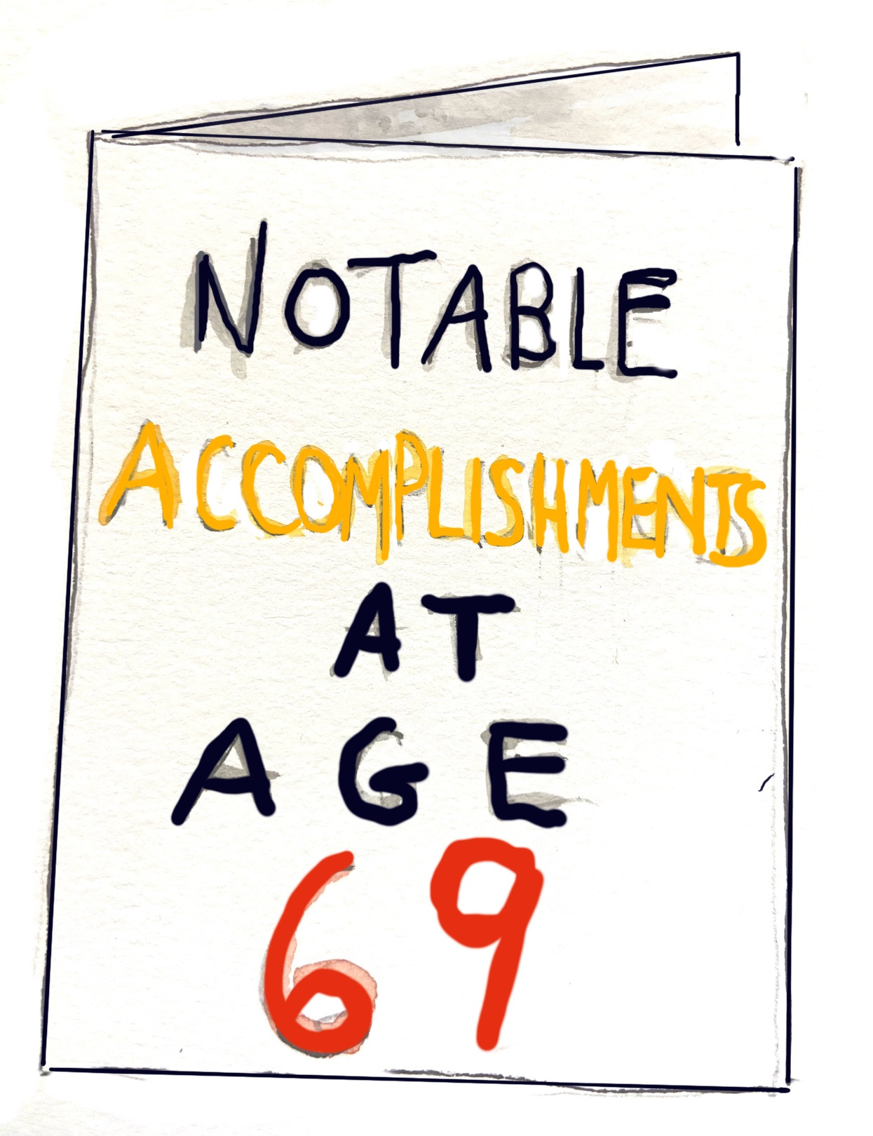 birthday card for 69-year old