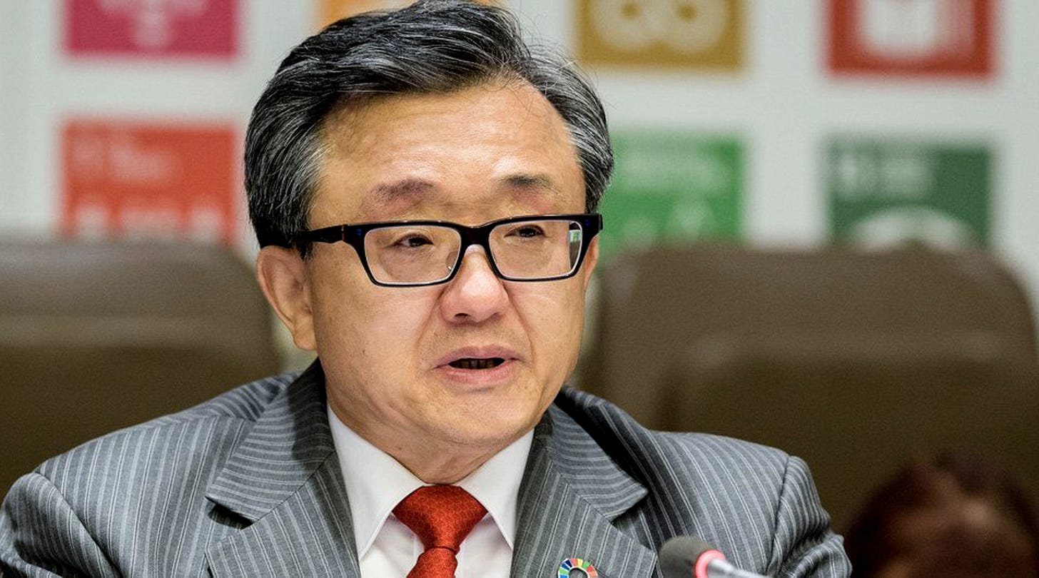 
Liu Zhenmin 刘振民  | former UN under-secretary-general for Department of Economic and Social Affairs
