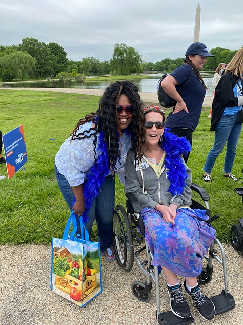 These are images of my experience at the I AM ALS Inaugoral Flag event in Washington, DC 