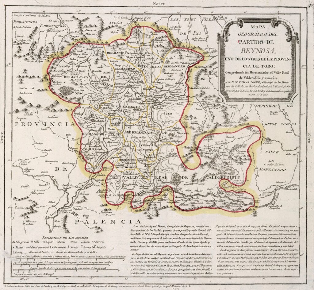 Mapa del Partido de Reynosa (1785) Mapa del Partido de Reynosa (1785)