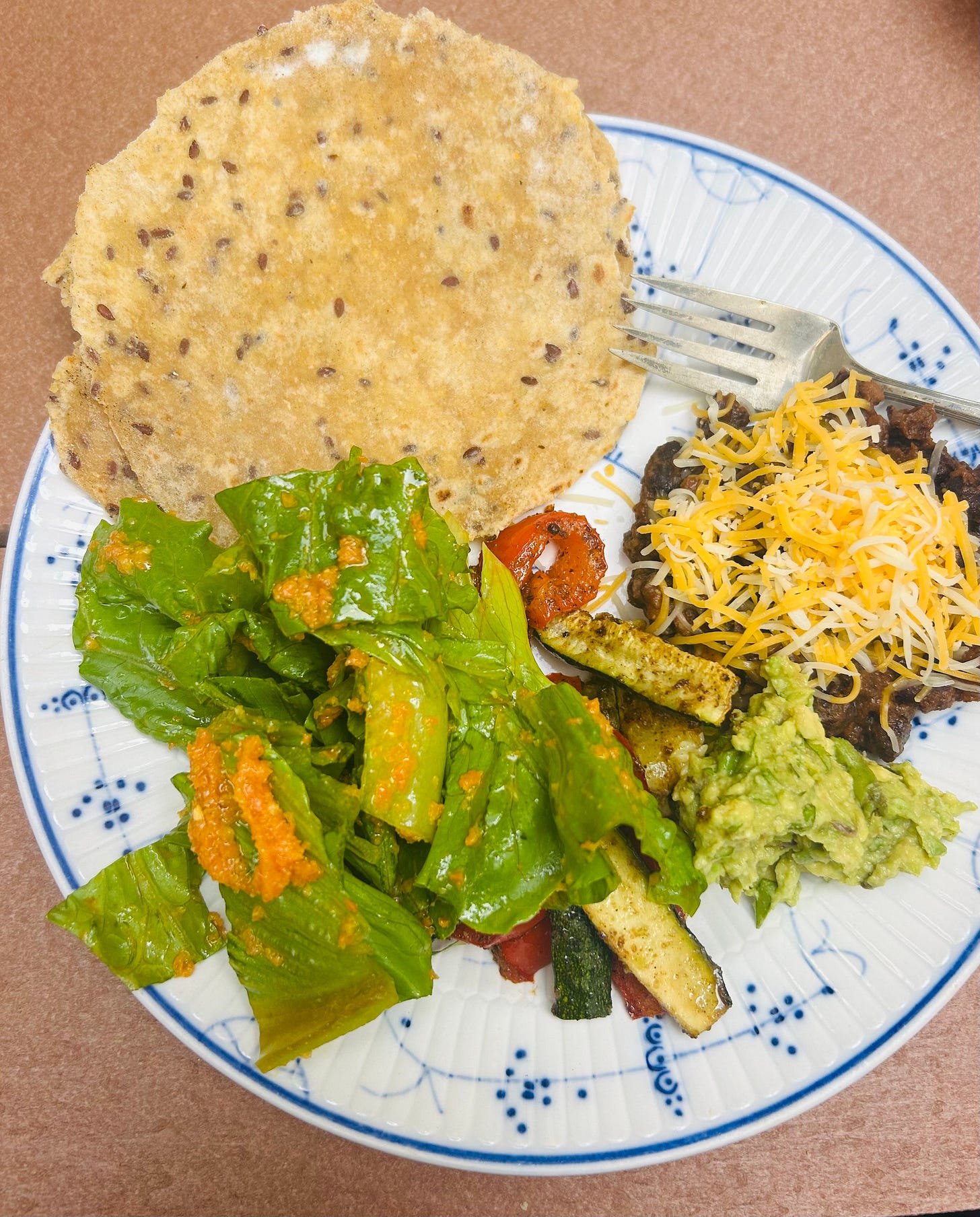 multigrain tortillas on a plate