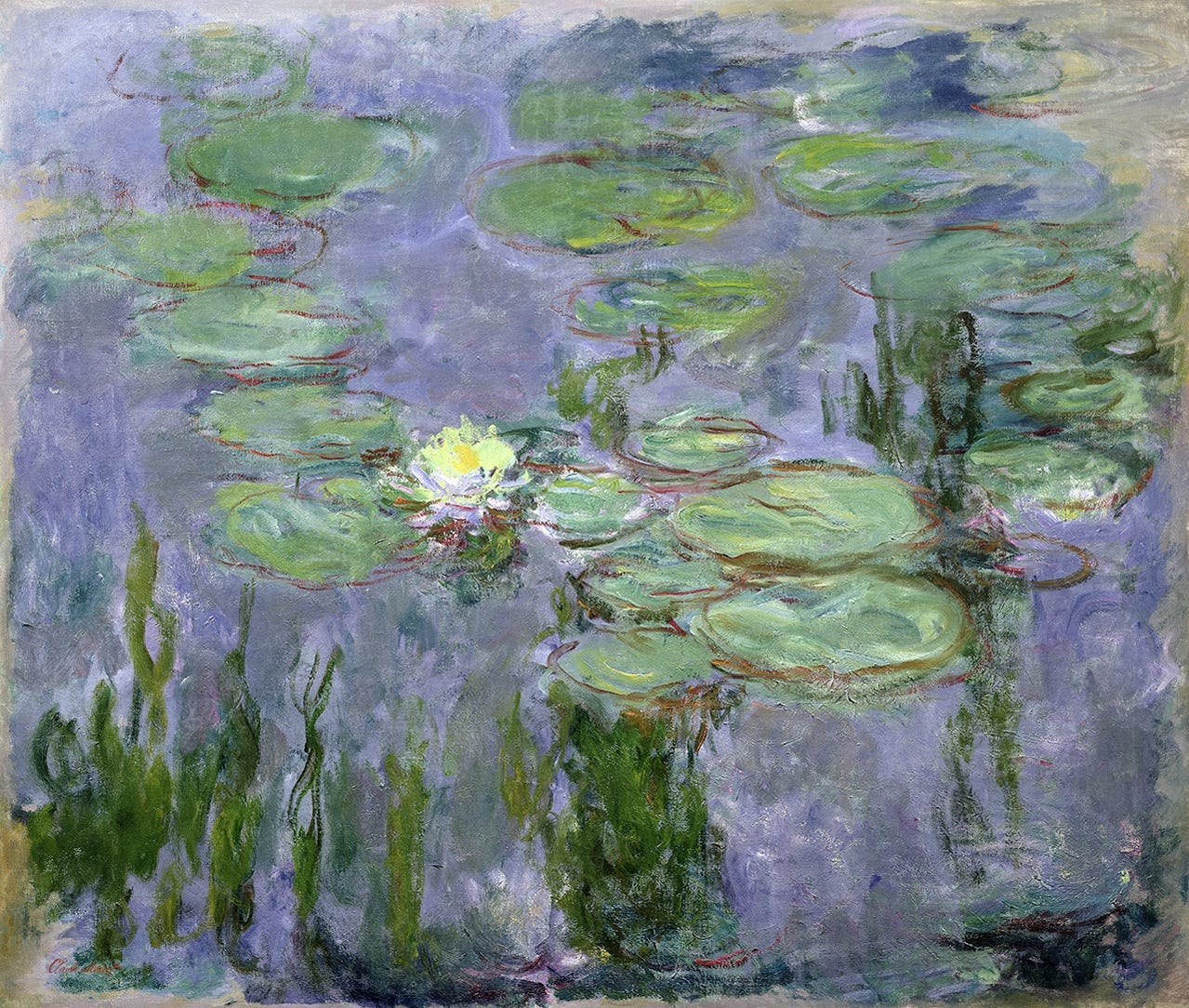 Slika:Claude Monet Nympheas 1915 Musee Marmottan Paris.jpg - Wikipedija,  prosta enciklopedija
