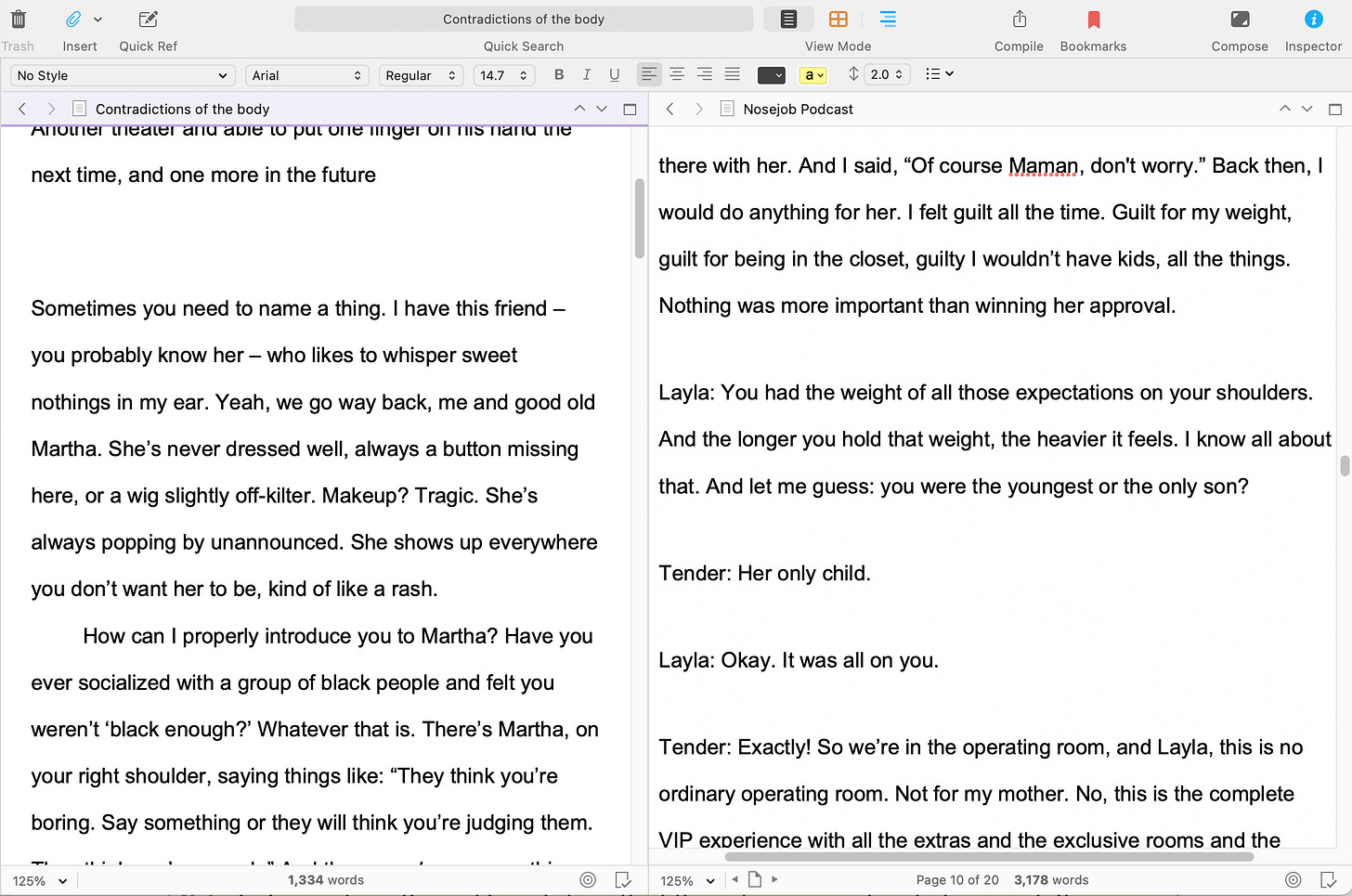 split screen screen view