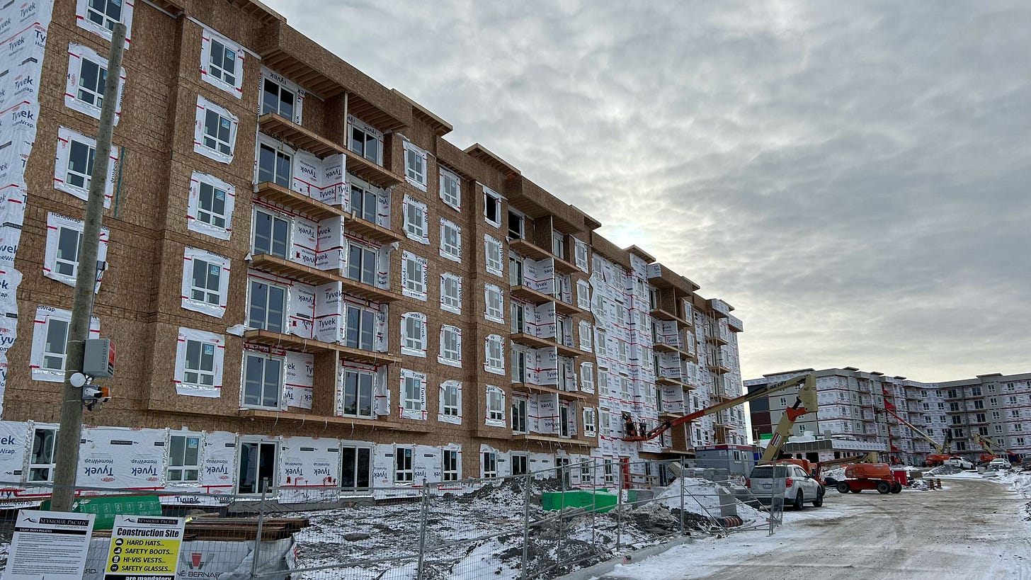 Blackstone Village in Stittsville, under construction January 25