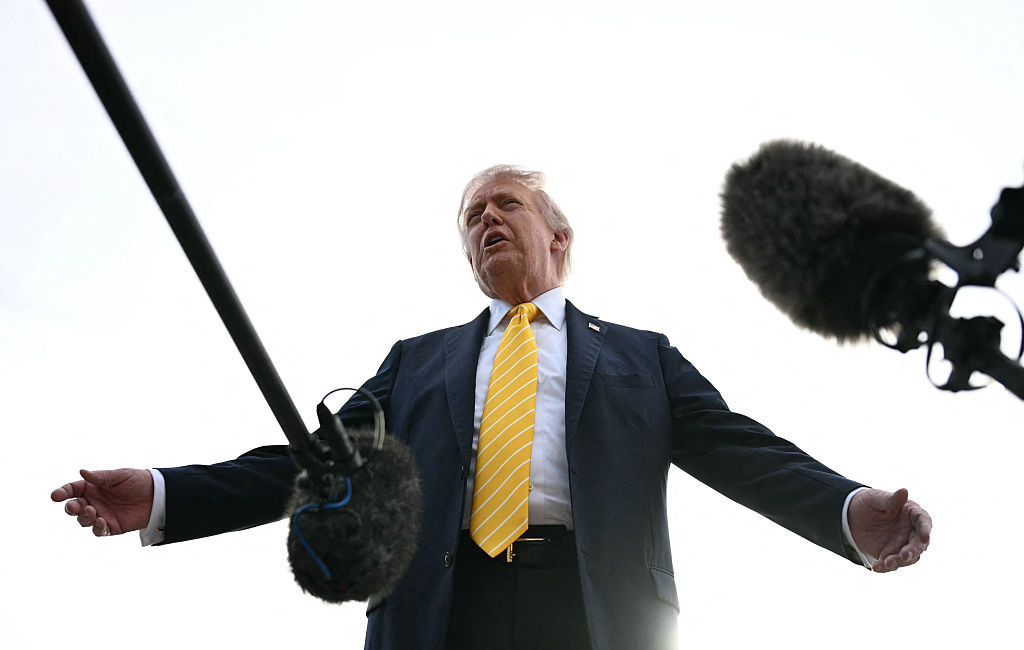 Trump Blinks First