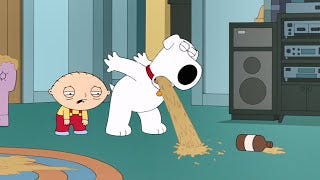 Family Guy | Vomiting in reverse - YouTube
