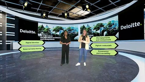 Images captured from Deloitte xR stage